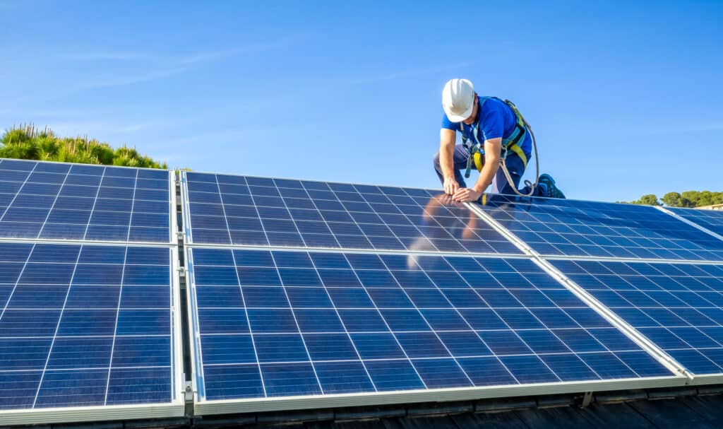 installation de panneaux solaires